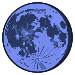 Abnehmender Mond