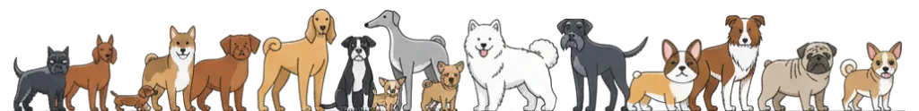 Divertida ilustración de dog en el pie de página.