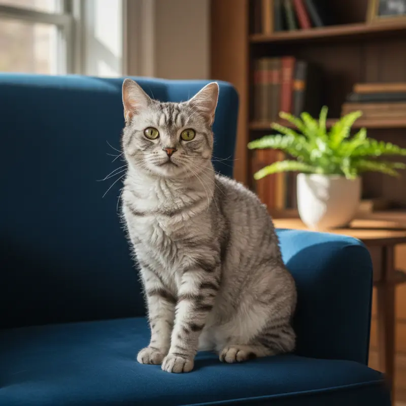 American Wirehair cat breed: characteristics and name ideas