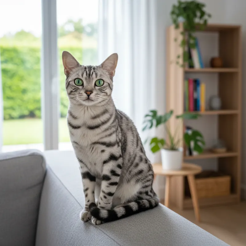 cat raça Mau Egípcio : características e ideias para nomes