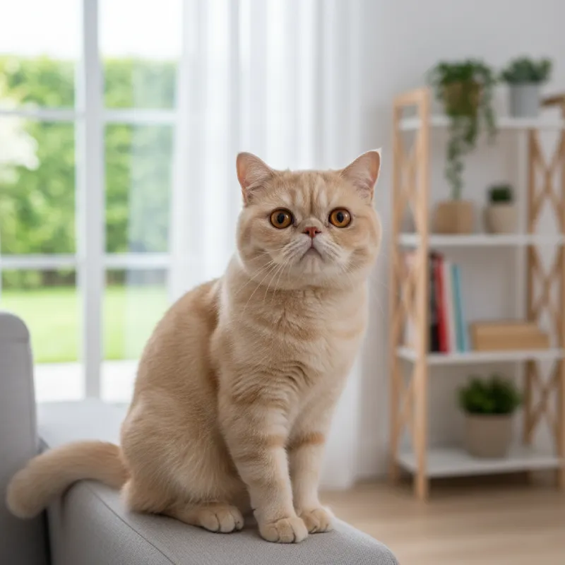 Exotic Shorthair cat breed: characteristics and name ideas