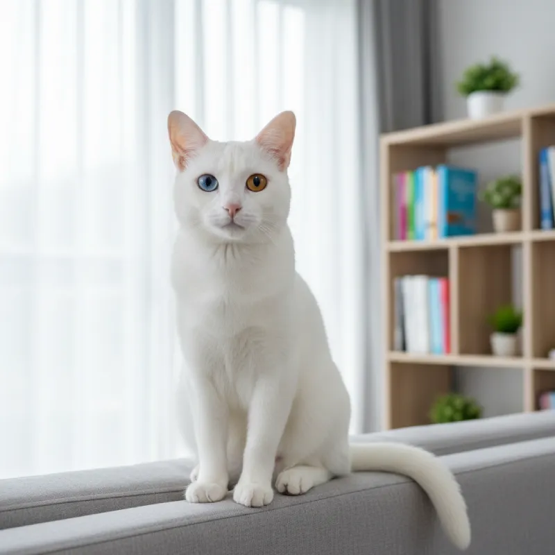 Khao Manee cat breed: characteristics and name ideas