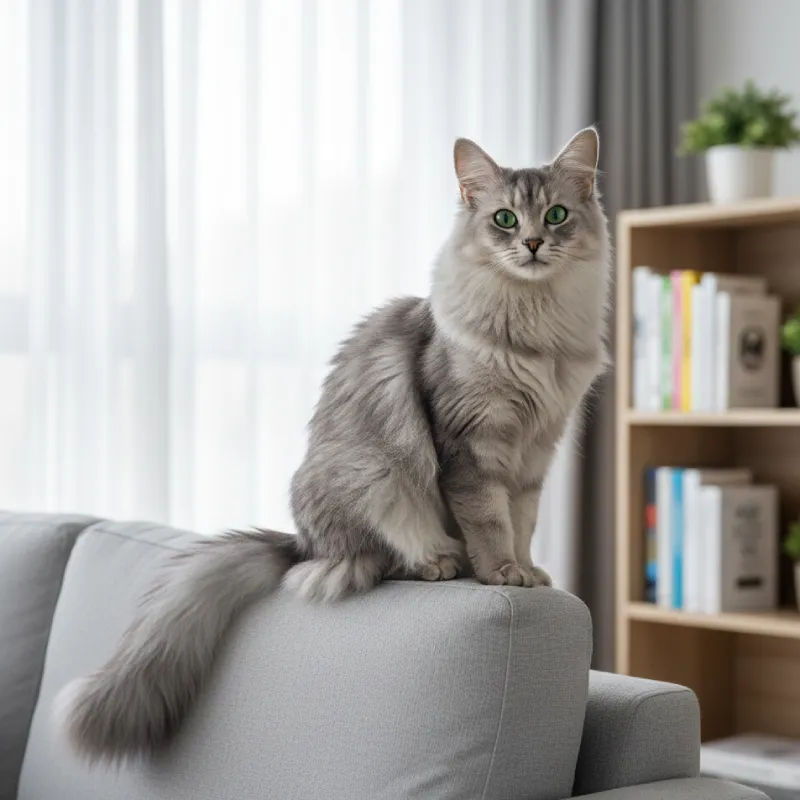 Nebelung cat breed: characteristics and name ideas