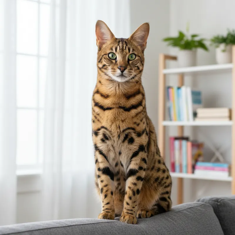Savannah cat breed: characteristics and name ideas
