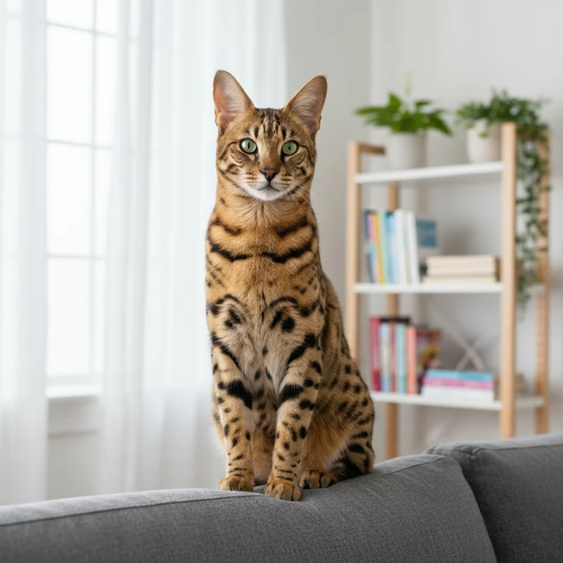 Serengeti cat breed: characteristics and name ideas