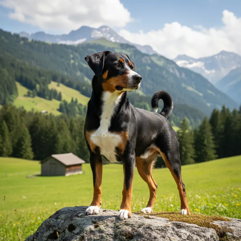  dog de raza Appenzeller Sennenhund : características e ideas para nombres