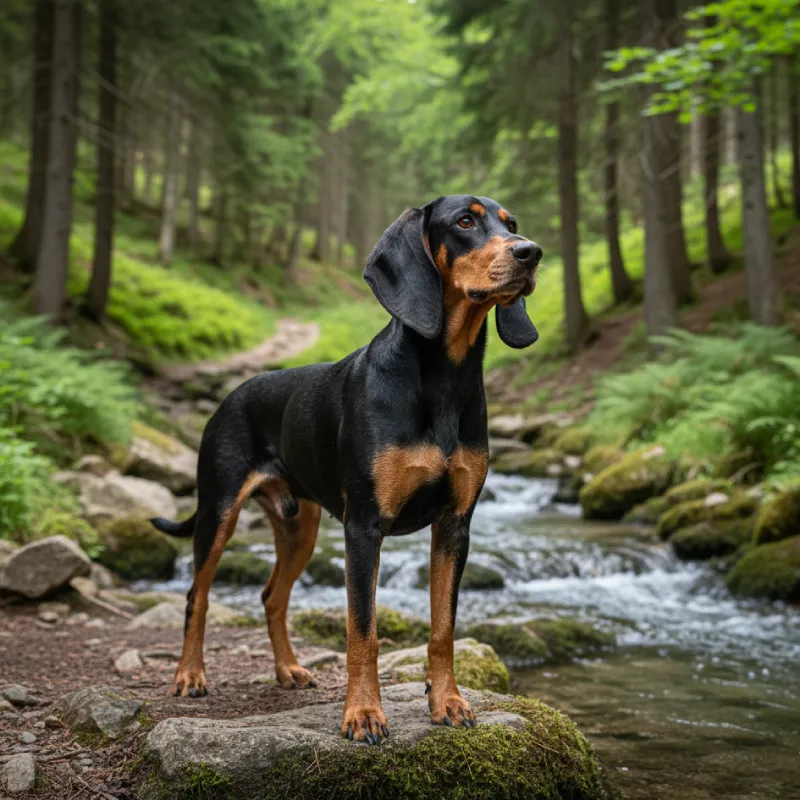 dog raça Cão Austríaco Preto e Castanho : características e ideias para nomes