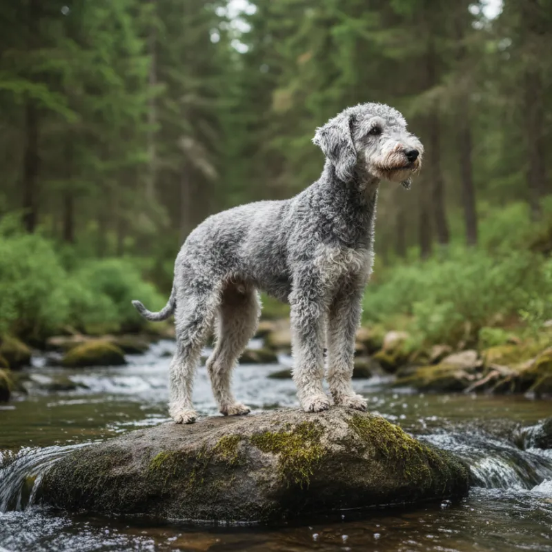 dog raça Terrier de Bedlington : características e ideias para nomes