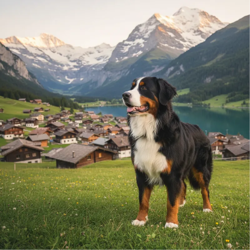 Berner Sennenhund dog Rasse: Merkmale und Namensvorschläge