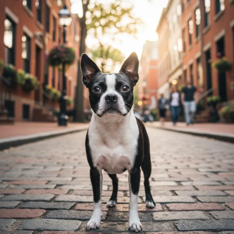  dog de raza Terrier de Boston : características e ideas para nombres