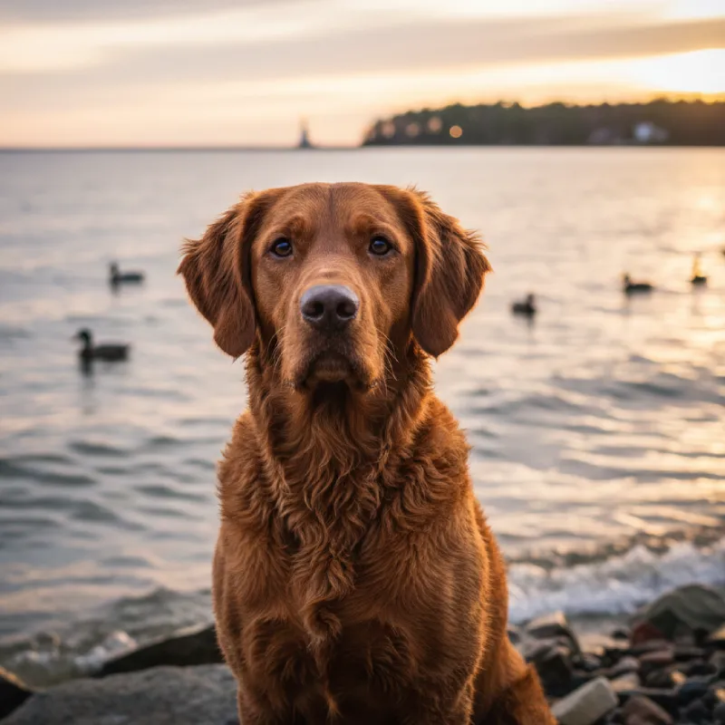 Chesapeake Bay Retriever dog Rasse: Merkmale und Namensvorschläge