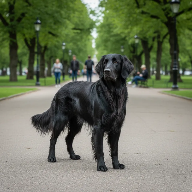  dog de raza Flat-Coated Retriever : características e ideas para nombres