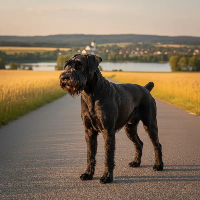dog raça Schnauzer Gigante : características e ideias para nomes