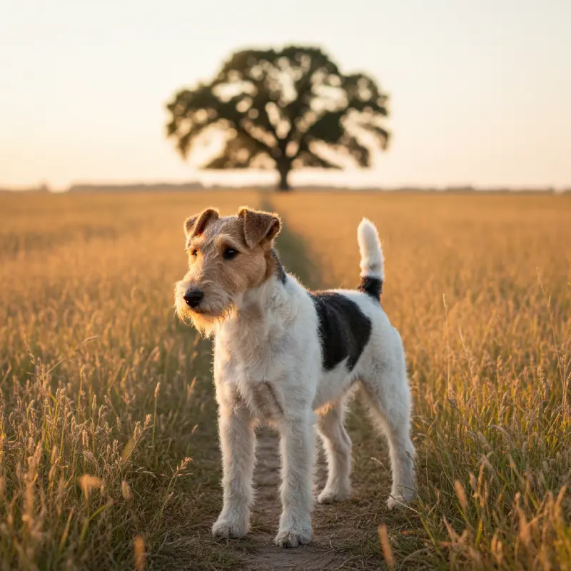  dog de raza Wire Fox Terrier : características e ideas para nombres